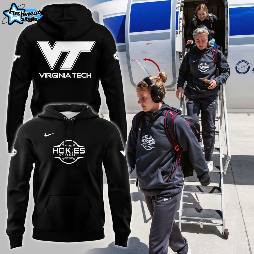 Virginia Tech Hokies Special New Black And White Hoodie Virginia Tech Hokies Special New Black And White Hoodie