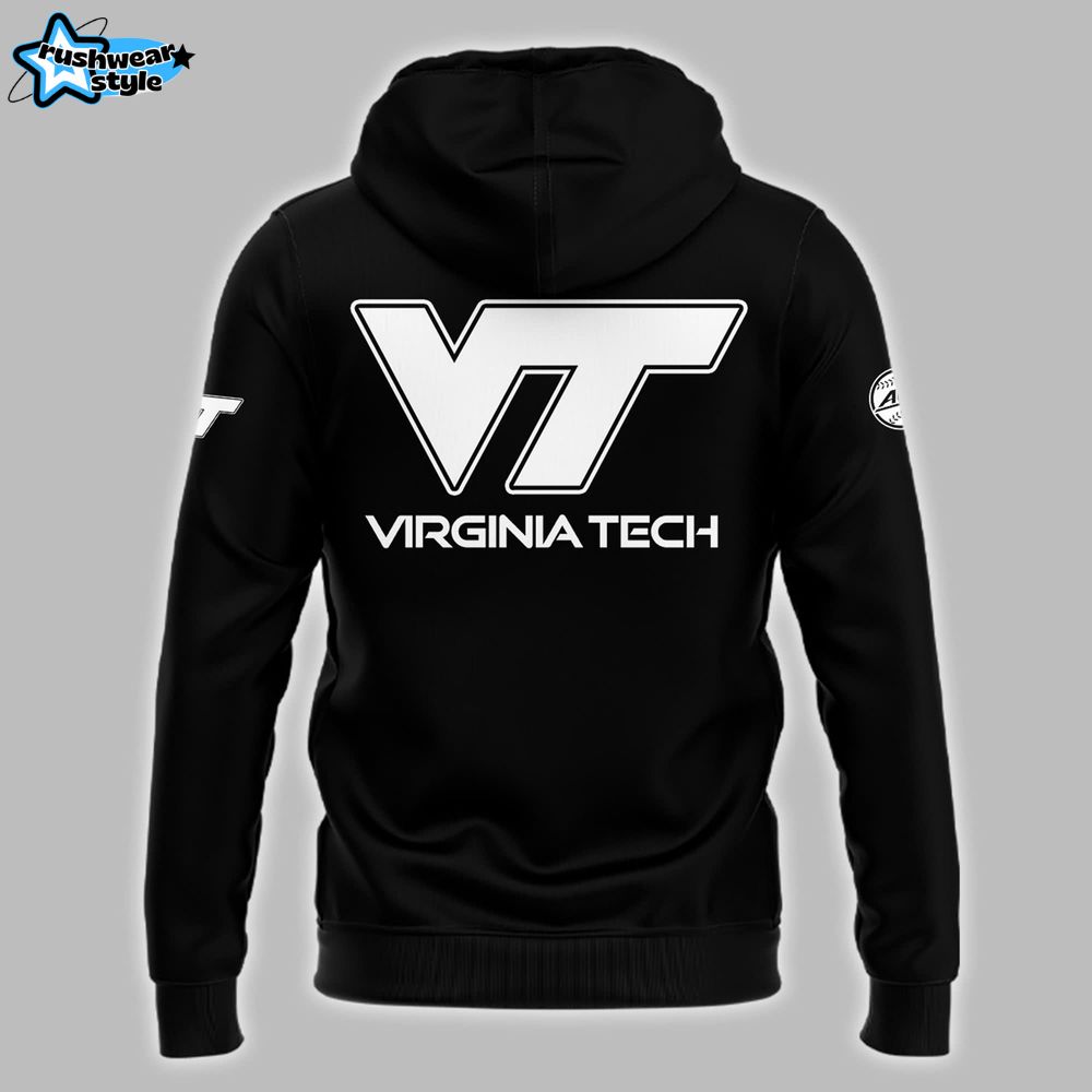 Virginia Tech Hokies Special New Black And White Hoodie Virginia Tech Hokies Special New Black And White Hoodie