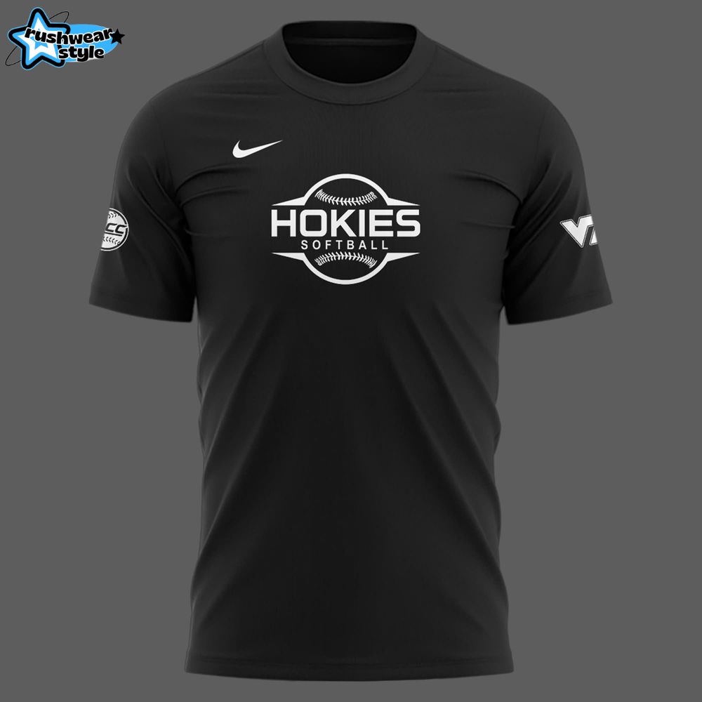Virginia Tech Hokies Special New Black And White T-shirt Virginia Tech Hokies Special New Black And White T-shirt
