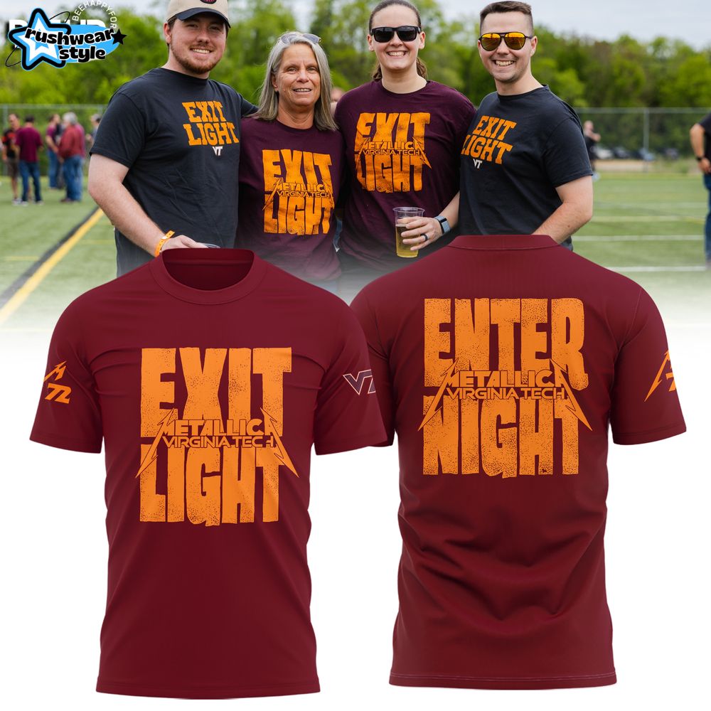 Virginia Tech Hokies x Metallica Special Edition T-Shirt Virginia Tech Hokies x Metallica Special Edition T-Shirt