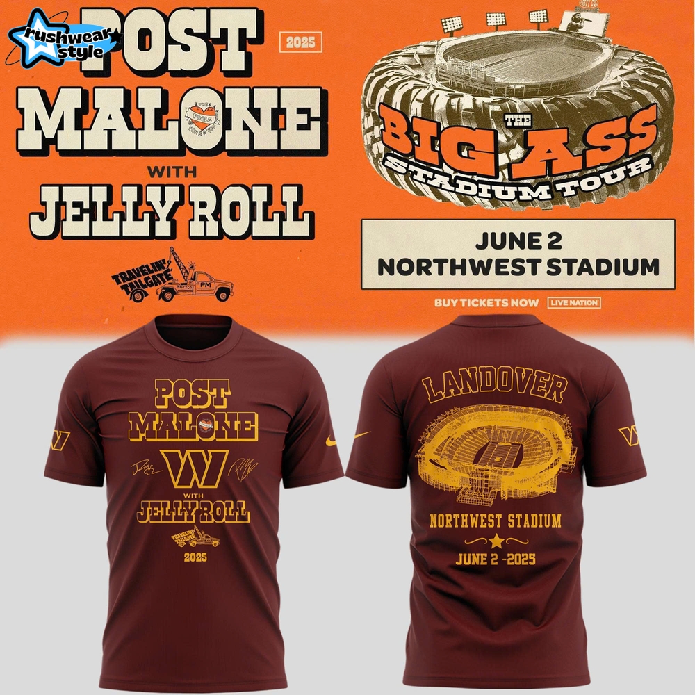 Washington Commanders x Big Ass Stadium Tour Special Tee Washington Commanders x Big Ass Stadium Tour Special Tee