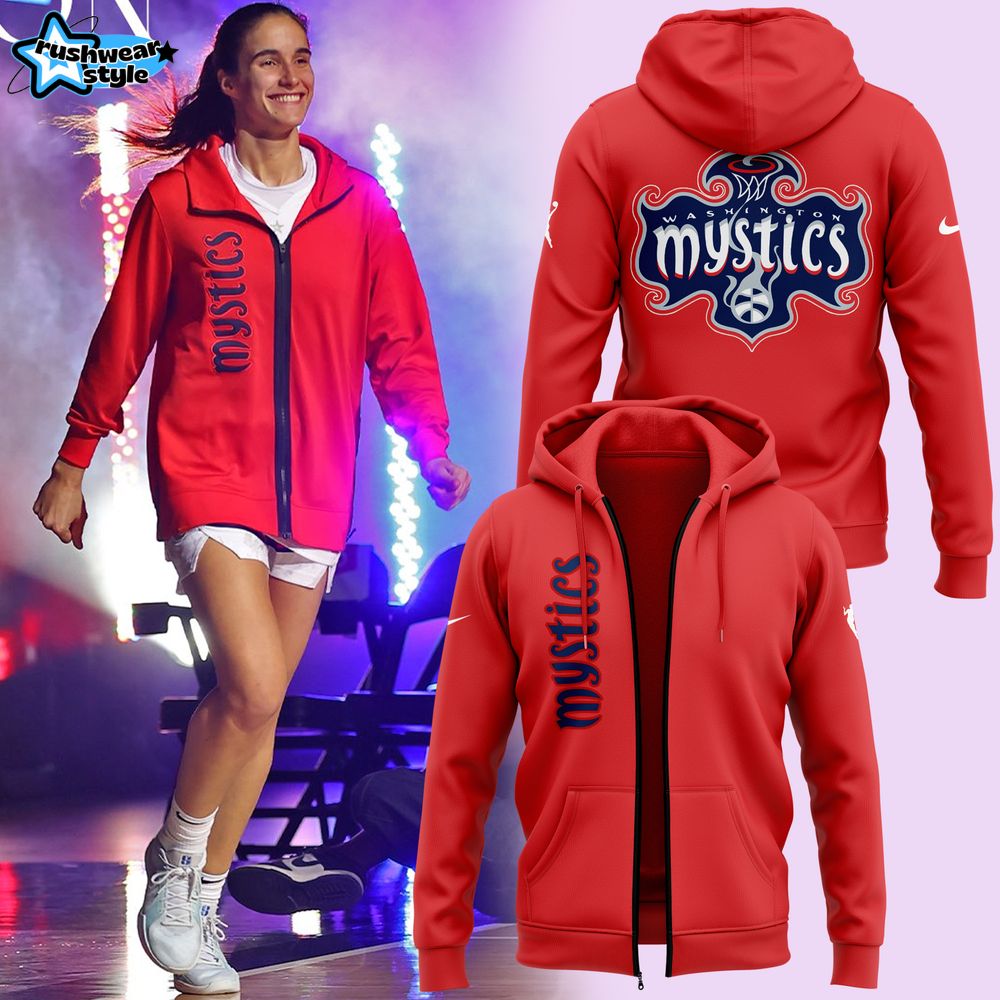 Washington Mystics Limited Edition 2025 Zip Hoodie Washington Mystics Limited Edition 2025 Zip Hoodie