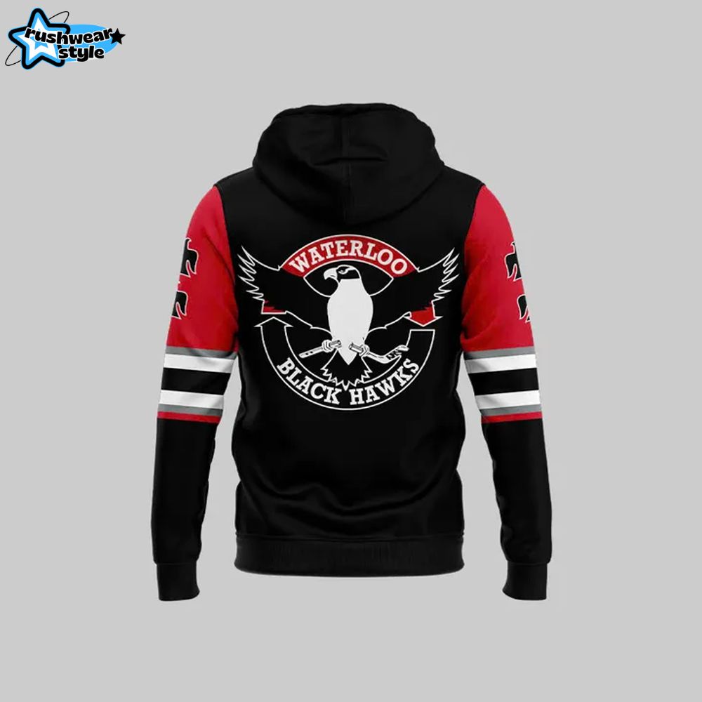 Waterloo Black Hawks Limited Edition 2025 Hoodie Set Waterloo Black Hawks Limited Edition 2025 Hoodie Set