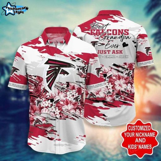 atlanta falcons hawaiian shirt