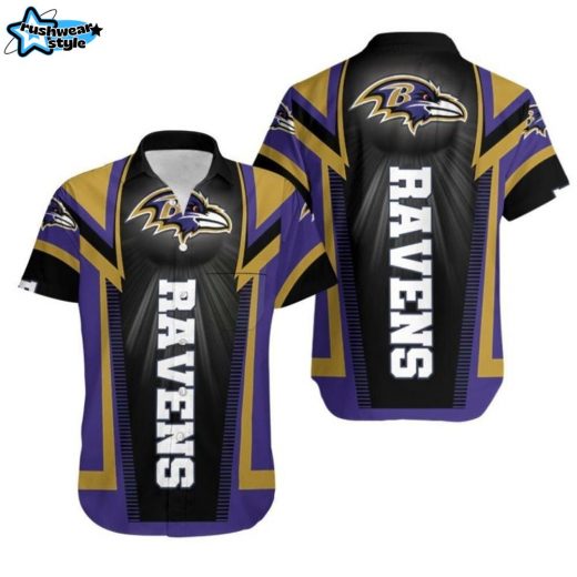 bold victory baltimore ravens hawaiian shirt