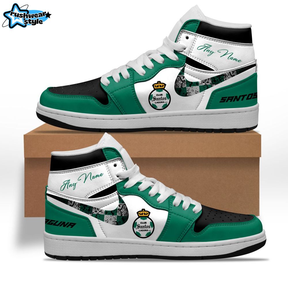 liga mx club santos laguna nike air jordan 1 custom sneakers liga mx club santos laguna nike air jordan 1 custom sneakers