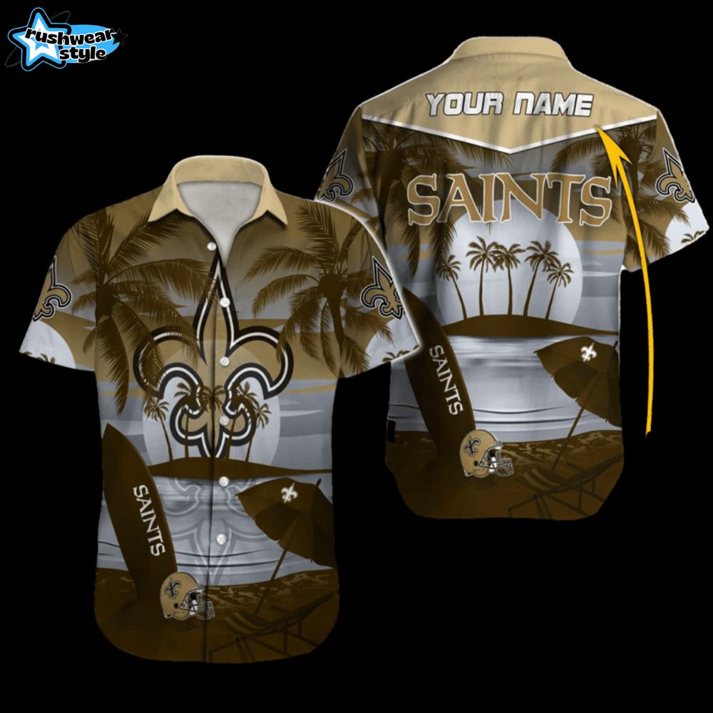 sunset bay new orleans saints hawaiian shirt sunset bay new orleans saints hawaiian shirt