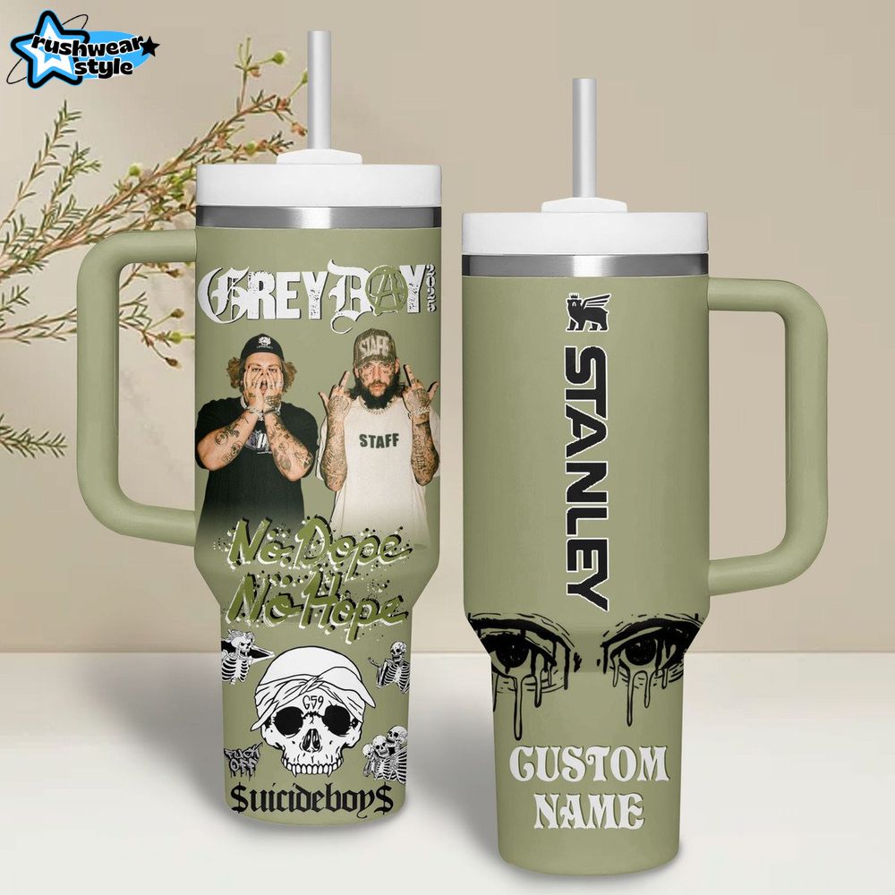 $uicideboy$ Grey Day Tour 2025 Personalized Stanley Tumbler $uicideboy$ Grey Day Tour 2025 Personalized Stanley Tumbler