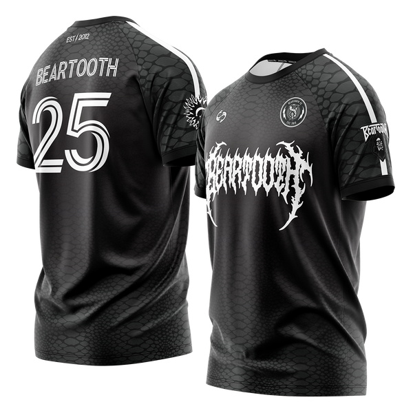 Beartooth Band 2025 Special Black Soccer Jersey Beartooth Band 2025 Special Black Soccer Jersey