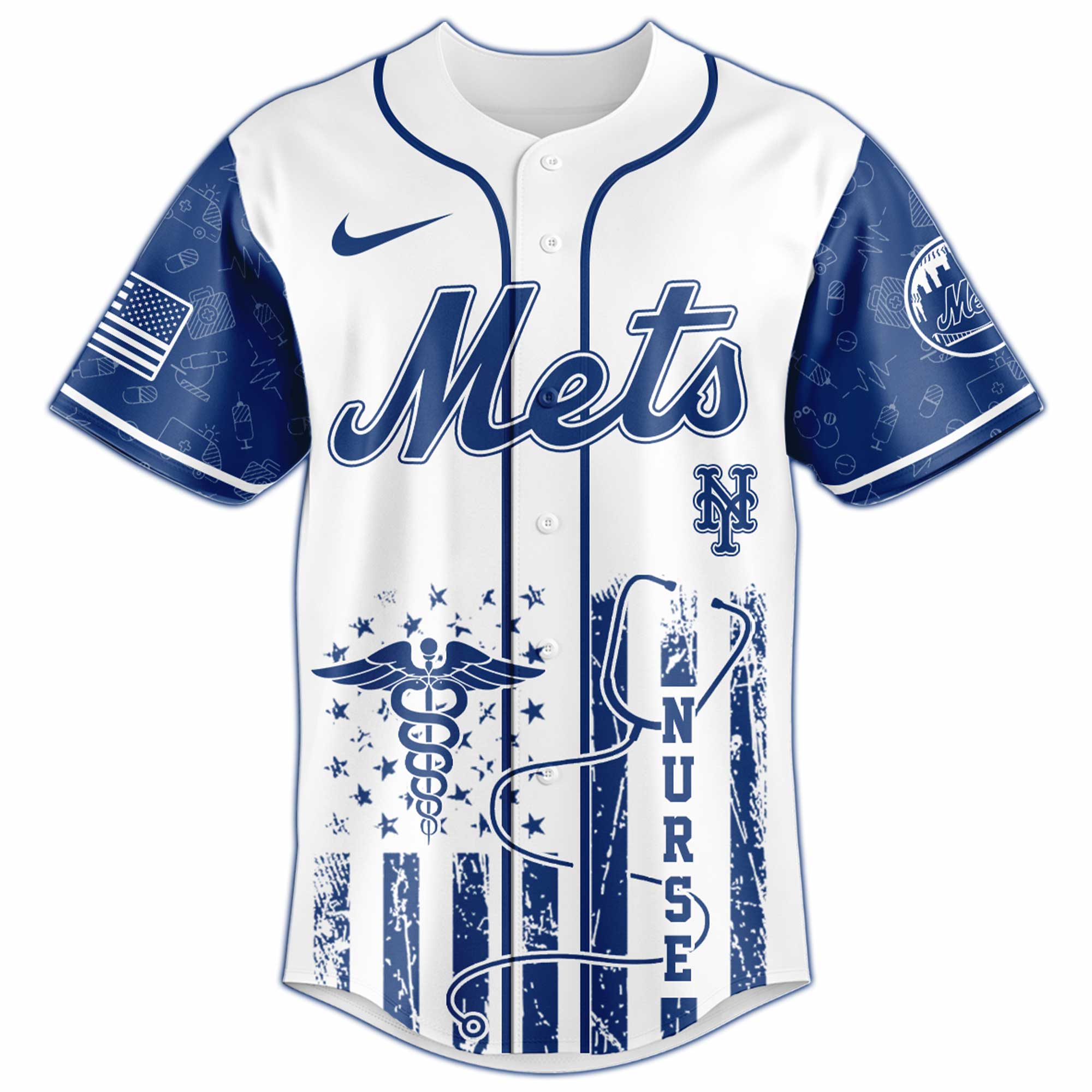 New York Mets x Nurses Night Exclusive Design Jersey New York Mets x Nurses Night Exclusive Design Jersey