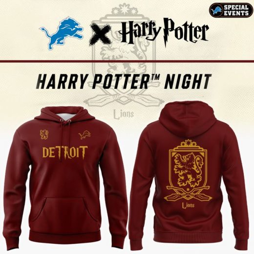 Detroit Lions X Harry Potter Night Special Hoodie