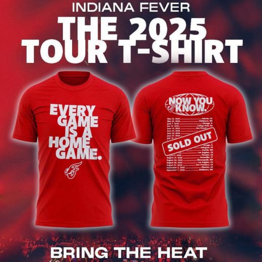 Indiana Fever The 2025 Tour Bring The Heat Shirt