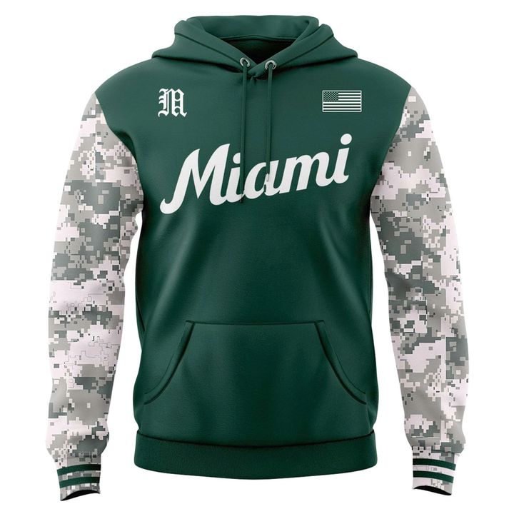 Special 2025 Armed Forces Day Miami Hurricanes Hoodie Special 2025 Armed Forces Day Miami Hurricanes Hoodie