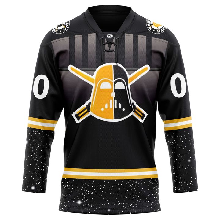 Wheeling Nailers X Star Wars Night Special Black Personalized Jersey Wheeling Nailers X Star Wars Night Special Black Personalized Jersey