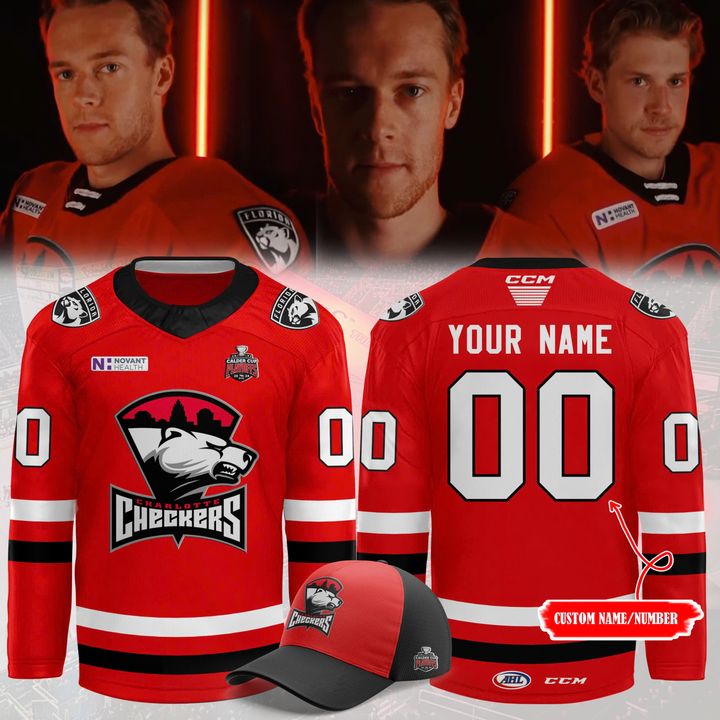 Charlotte Checkers New 2025 Special Hockey Jersey Charlotte Checkers New 2025 Special Hockey Jersey