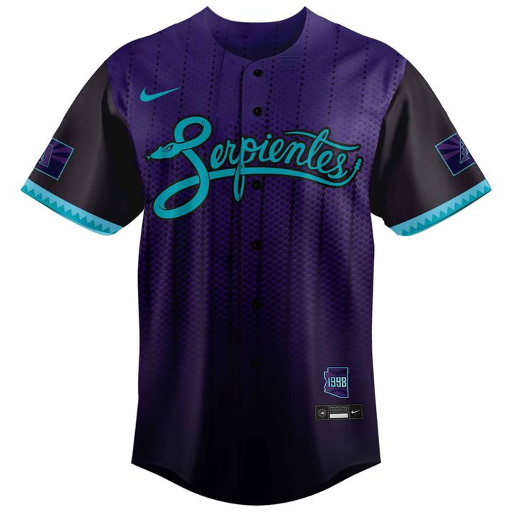 Arizona Diamondbacks City Connect Custom Baseball Jersey Arizona Diamondbacks City Connect Custom Baseball Jersey