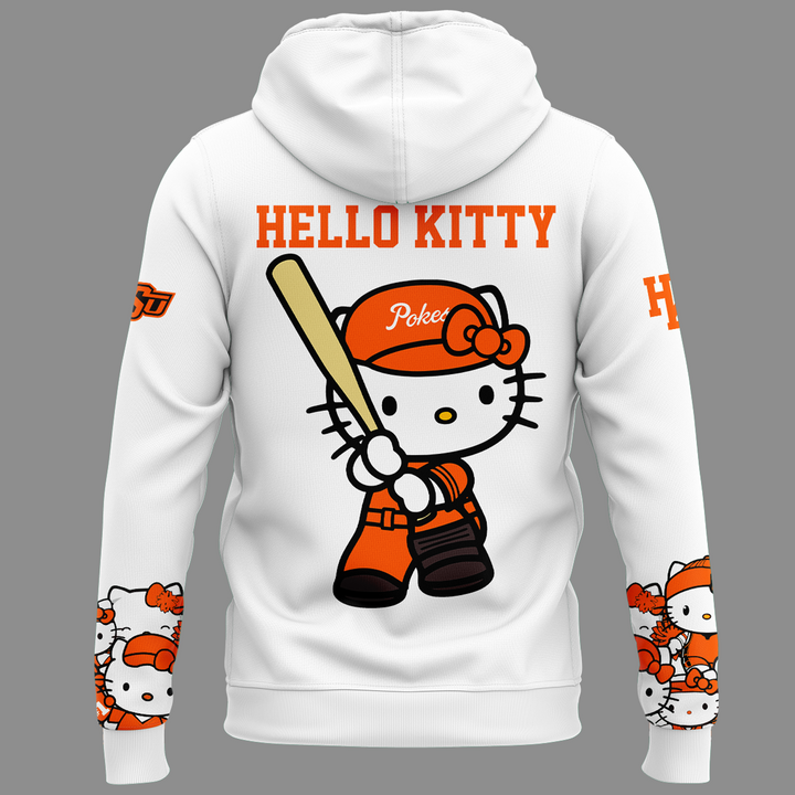 OSU Cowgirl Softball x Hello Kitty Hoodie OSU Cowgirl Softball x Hello Kitty Hoodie