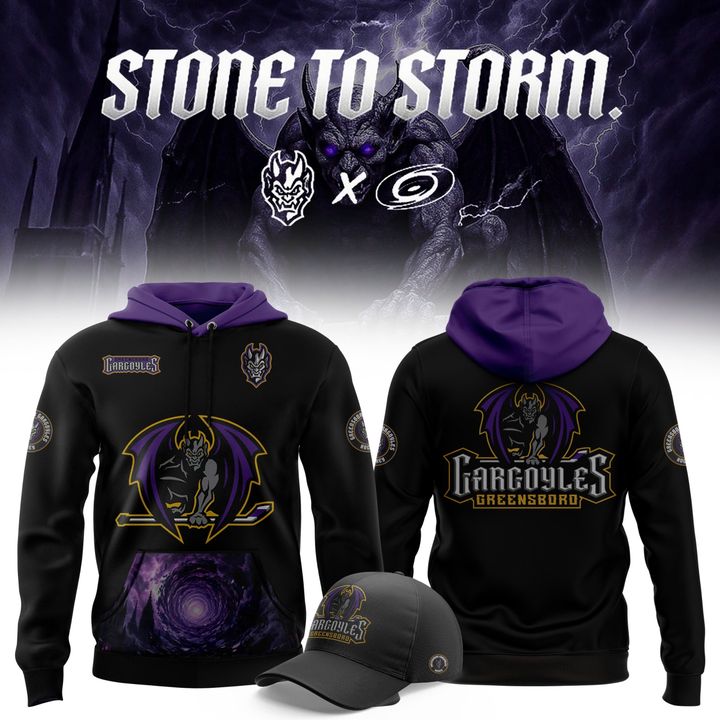 Greensboro Gargoyles Stone to Storm Hoodie Greensboro Gargoyles Stone to Storm Hoodie