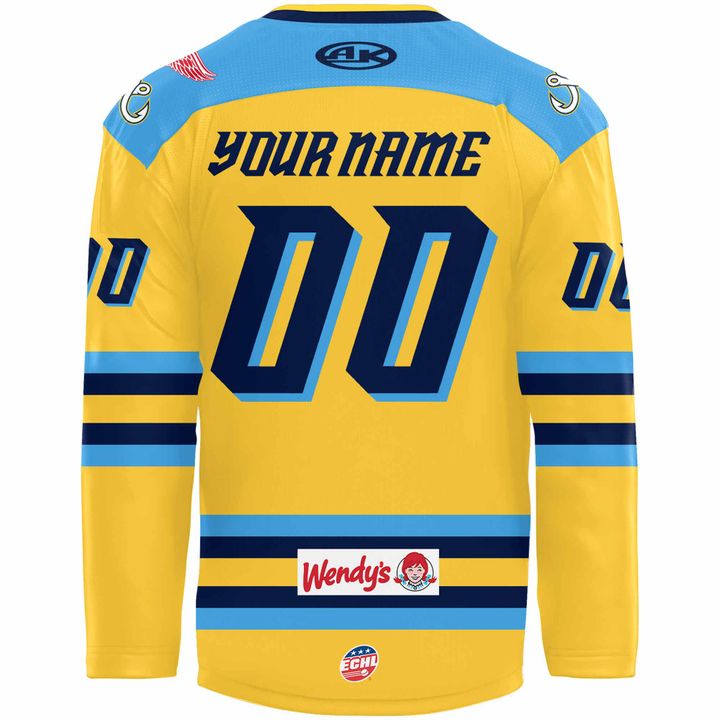 Toledo Walleye ECHL Kelly Cup Playoffs Division Finals Hockey Jersey Toledo Walleye ECHL Kelly Cup Playoffs Division Finals Hockey Jersey