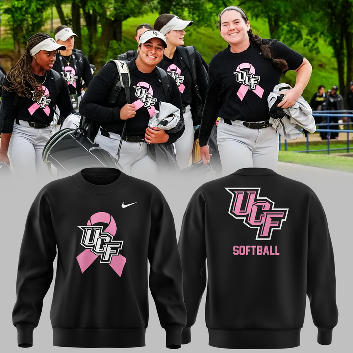 UCF Knights Softball Strike Out Cancer Sweatshirt UCF Knights Softball Strike Out Cancer Sweatshirt