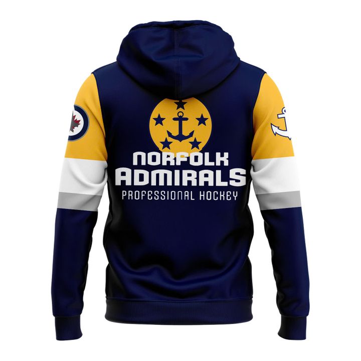 Norfolk Admirals 2025 ECHL Kelly Cup Playoffs Hoodie Norfolk Admirals 2025 ECHL Kelly Cup Playoffs Hoodie