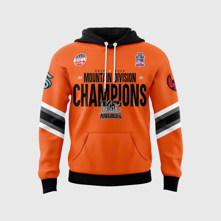 Kansas City Mavericks 2025 Mountain Division Champions Hockey Jersey Kansas City Mavericks 2025 Mountain Division Champions Hockey Jersey