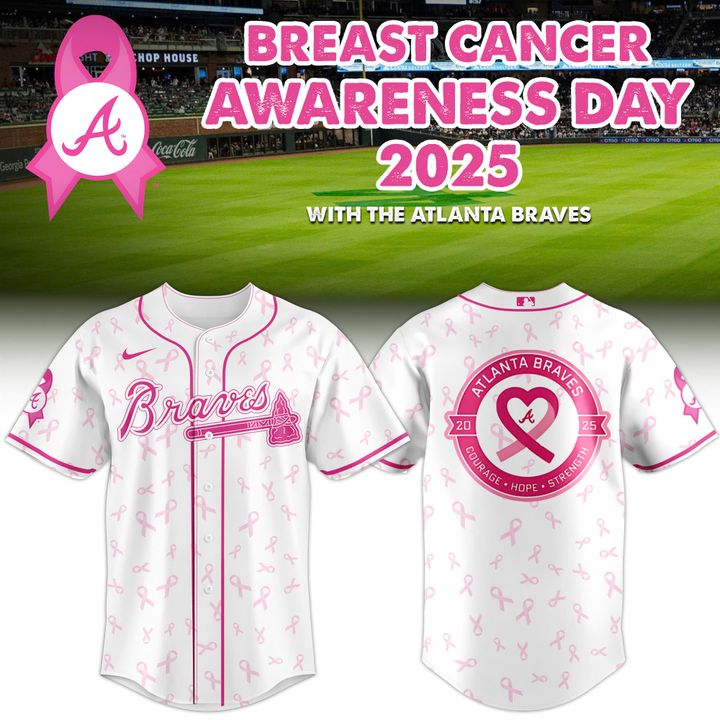 Atlanta Braves x Breast Cancer Day 2025 Jersey Atlanta Braves x Breast Cancer Day 2025 Jersey