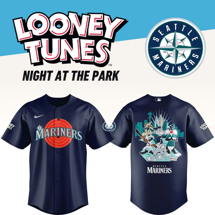 Seattle Mariners x Looney Tunes Night Jersey Seattle Mariners x Looney Tunes Night Jersey