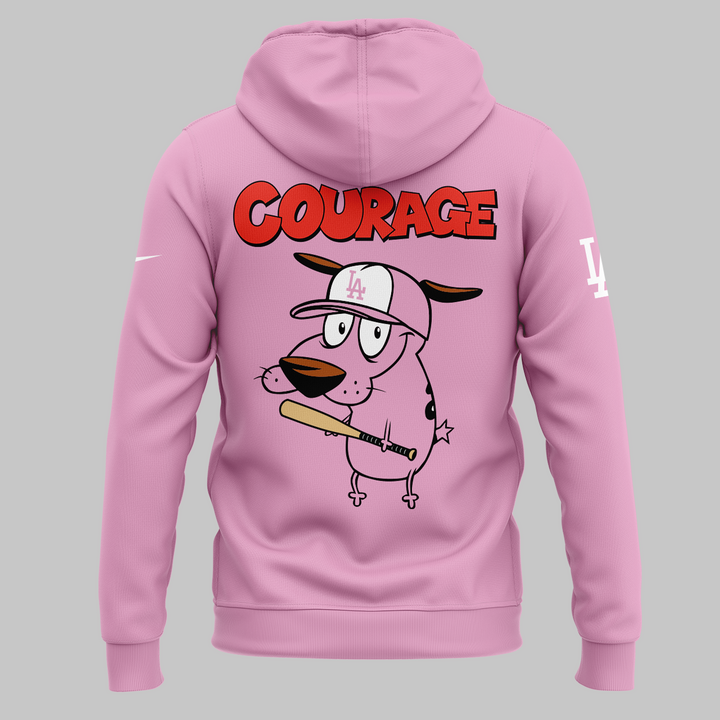 Los Angeles Dodgers x Courage Dog 2025 Hoodie Los Angeles Dodgers x Courage Dog 2025 Hoodie