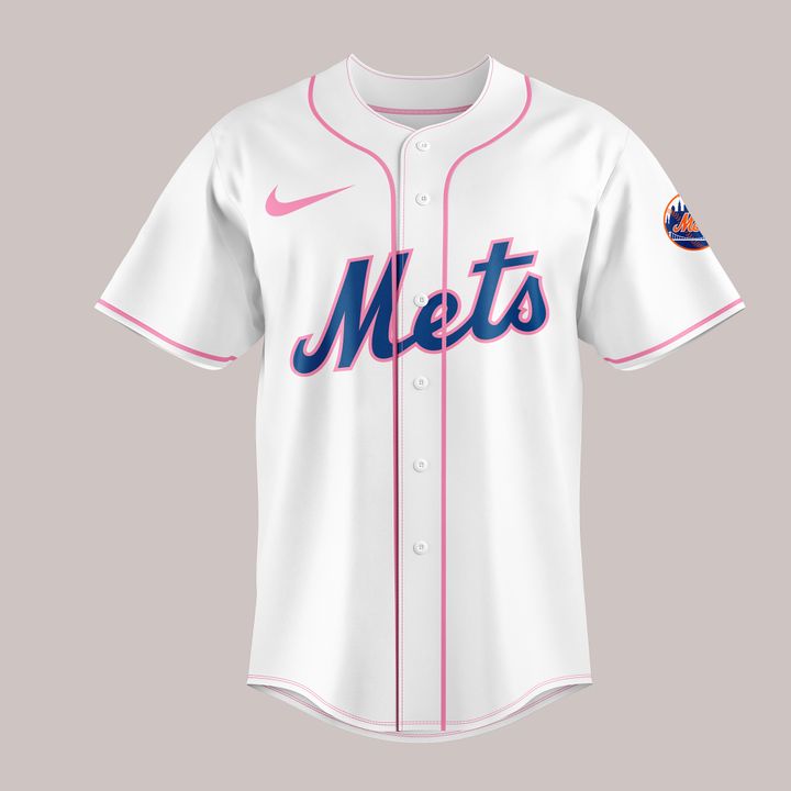 Blackpink 2025 World Tour New York x New York Mets White Baseball Jersey Blackpink 2025 World Tour New York x New York Mets White Baseball Jersey