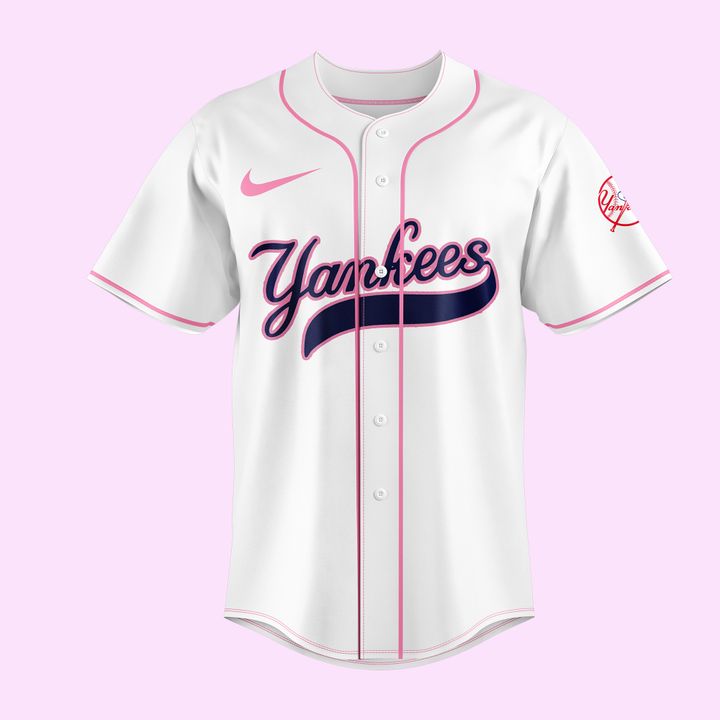 New York Yankees x BLACKPINK Limited Edition White Baseball Jersey New York Yankees x BLACKPINK Limited Edition White Baseball Jersey