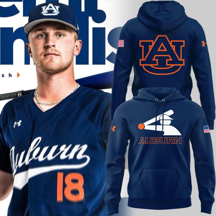 Auburn Tigers Baseball Special New Navy Hoodie Auburn Tigers Baseball Special New Navy Hoodie