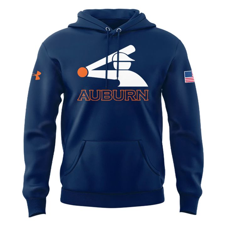 Auburn Tigers Baseball Special New Navy Hoodie Auburn Tigers Baseball Special New Navy Hoodie