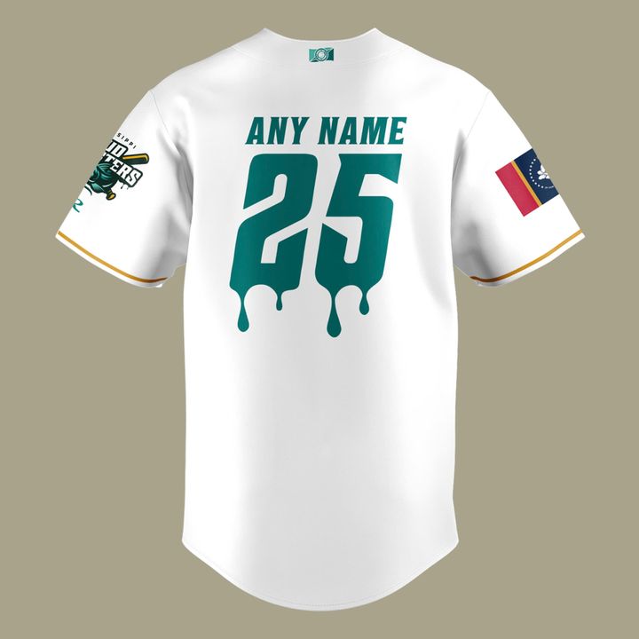 Mississippi Mud Monsters Special New 2025 White Baseball Jersey Mississippi Mud Monsters Special New 2025 White Baseball Jersey