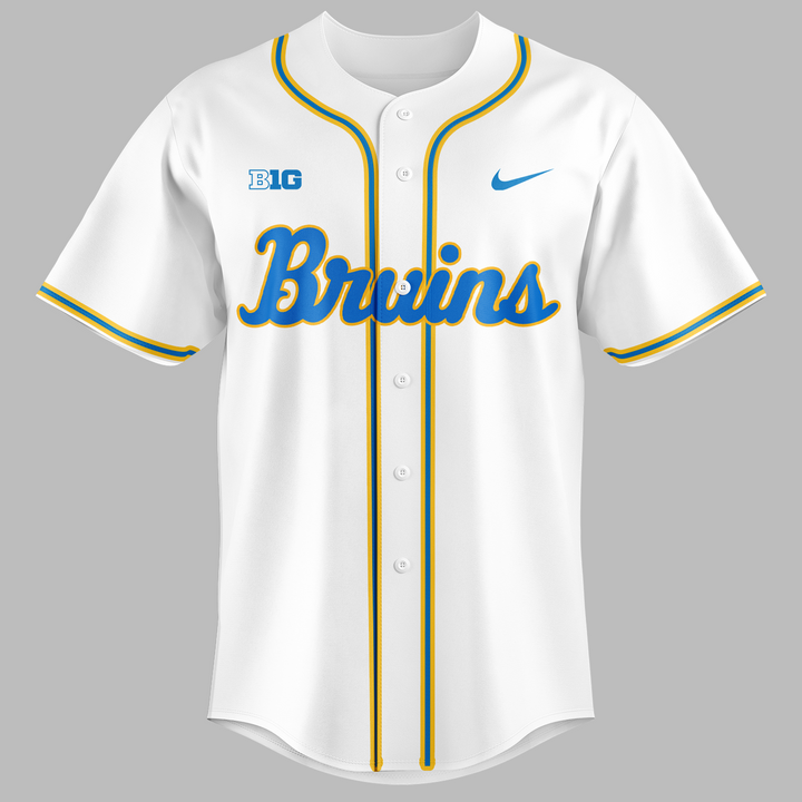 UCLA Bruins 2025 Big Ten Baseball Regular Season Champions Baseball Jersey UCLA Bruins 2025 Big Ten Baseball Regular Season Champions Baseball Jersey