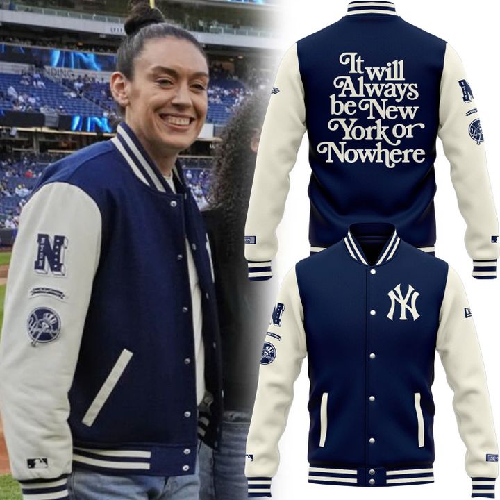 New York Yankees x Breanna Stewart Baseball Jacket New York Yankees x Breanna Stewart Baseball Jacket