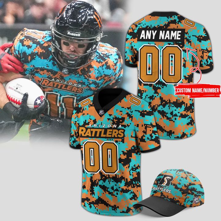 Arizona Rattlers x Military Nights 2025 Football Jersey Arizona Rattlers x Military Nights 2025 Football Jersey