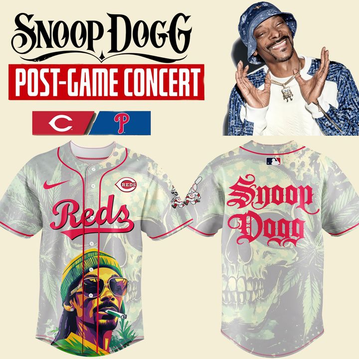 Cincinnati Reds x Snoop Dogg Baseball Jersey Cincinnati Reds x Snoop Dogg Baseball Jersey