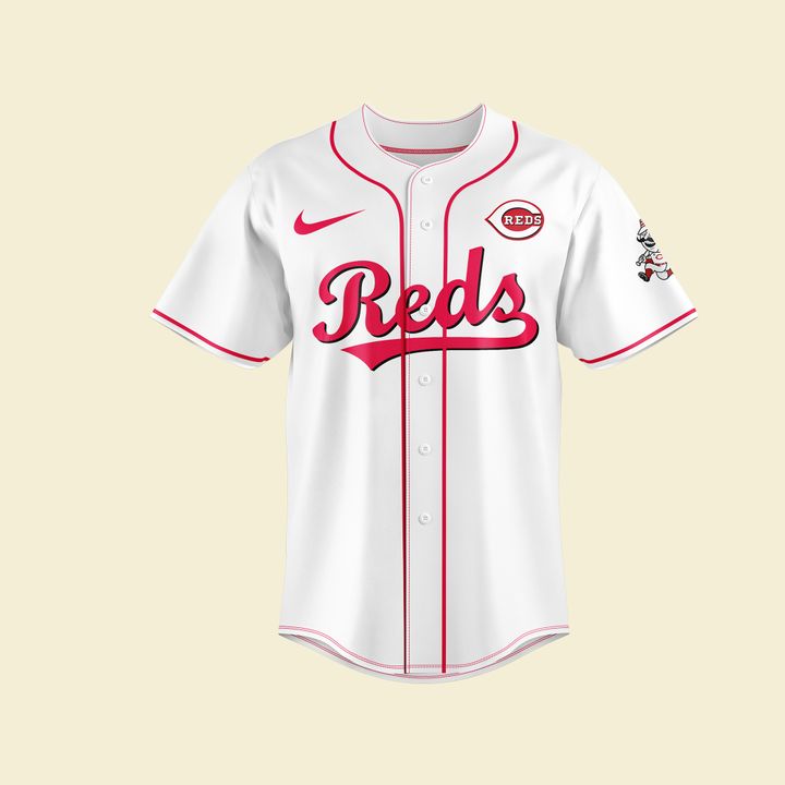 Cincinnati Reds x Snoop Dogg Post-Game Concert White Baseball Jersey Cincinnati Reds x Snoop Dogg Post-Game Concert White Baseball Jersey