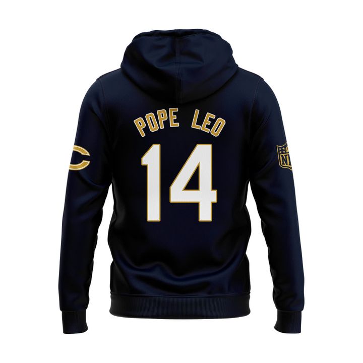 Chicago Bears Pope Leo 14 Limited Edition Hoodie Chicago Bears Pope Leo 14 Limited Edition Hoodie