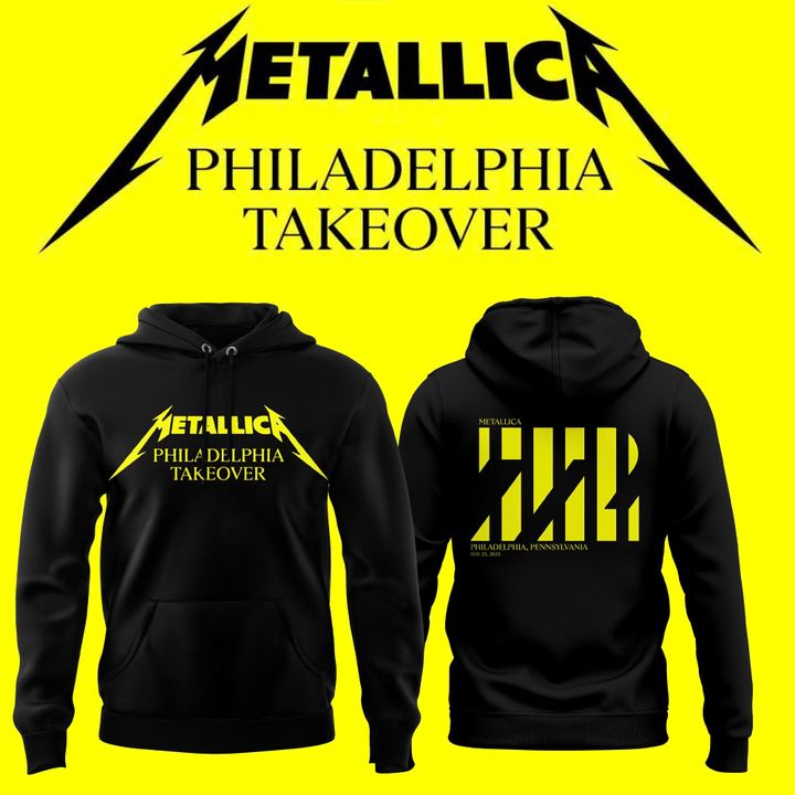 Philadelphia Eagles x Metallica 2025 Tour Takeover Special Hoodie Philadelphia Eagles x Metallica 2025 Tour Takeover Special Hoodie