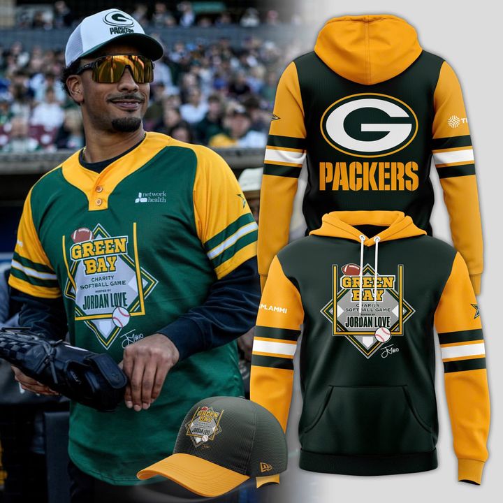 Green Bay Packers x Jordan Love Special Green Hoodie Green Bay Packers x Jordan Love Special Green Hoodie