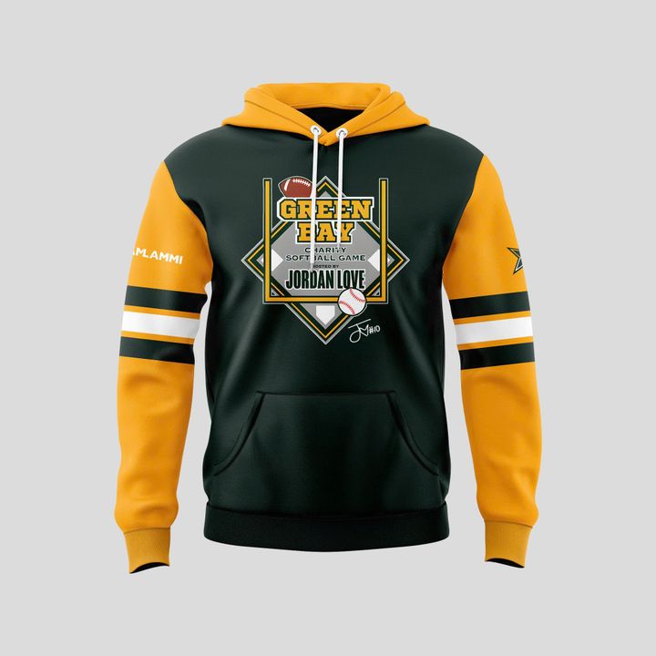 Green Bay Packers x Jordan Love Special Green Hoodie Green Bay Packers x Jordan Love Special Green Hoodie