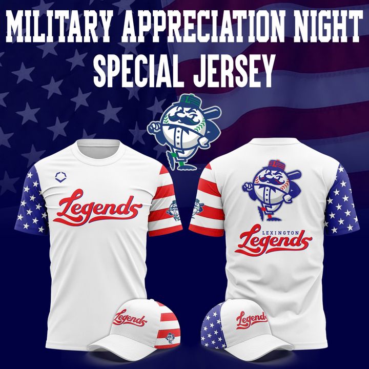 Lexington Legends x Military Appreciation Night Special Tee Lexington Legends x Military Appreciation Night Special Tee