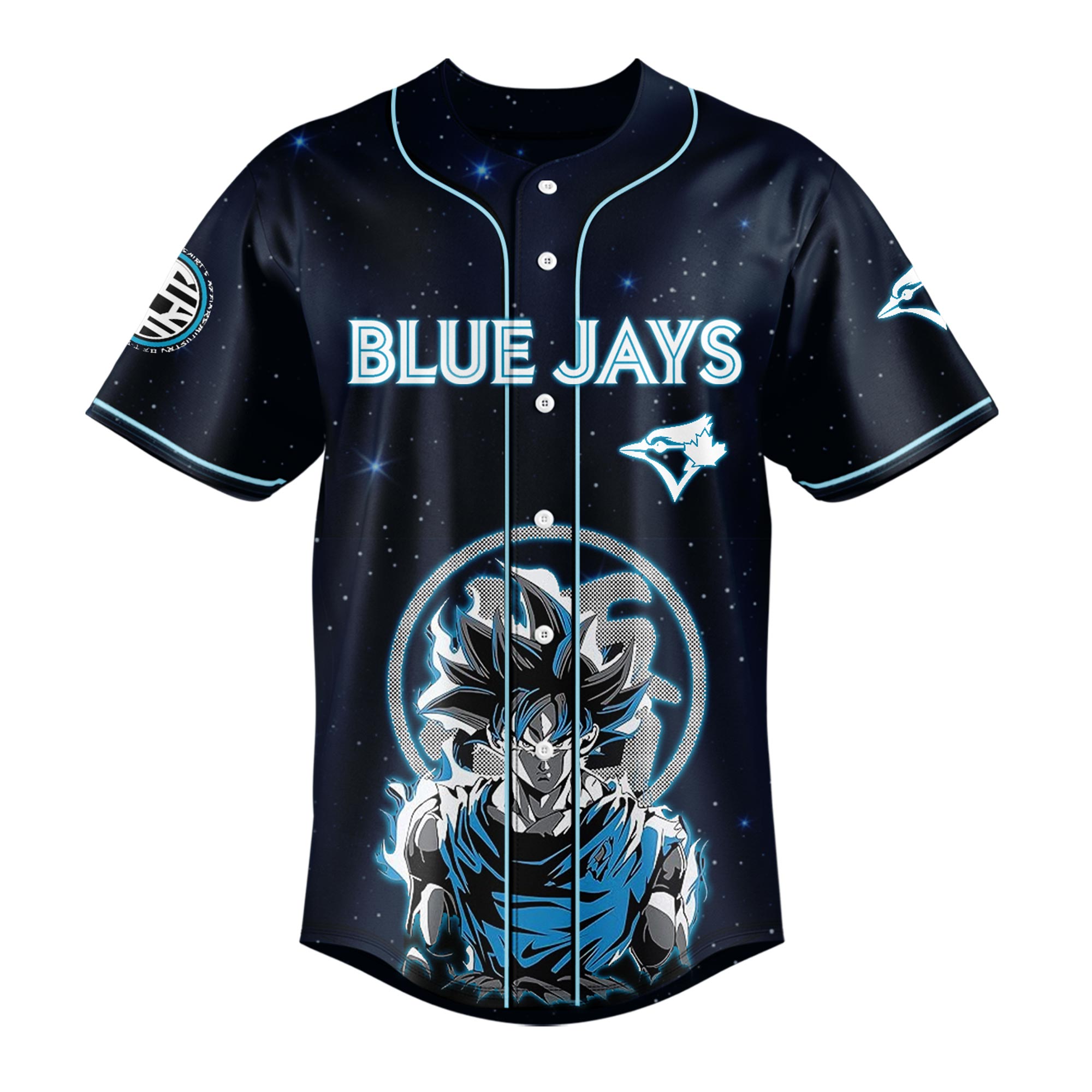 Goku Ultra Instinct x Toronto Blue Jays 2025 Limit Break Jersey Goku Ultra Instinct x Toronto Blue Jays 2025 Limit Break Jersey