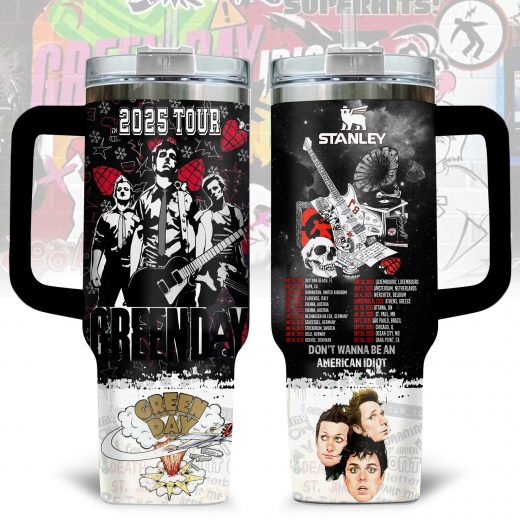 Green Day Tour 2025 Don’t Wanna Be An American Idiot Stanley Tumbler