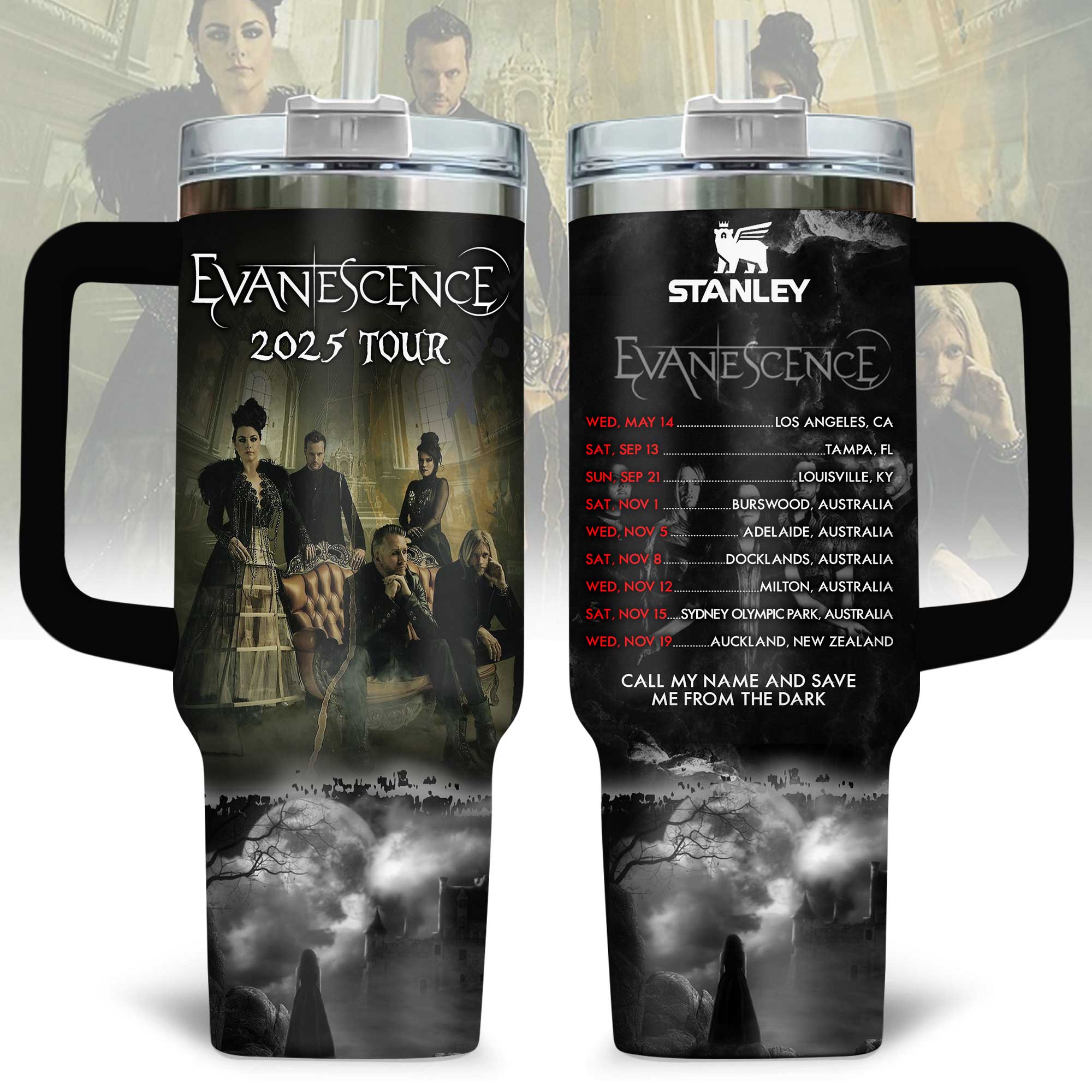Evanescence 2025 Tour Limited Edition Stanley Tumbler Evanescence 2025 Tour Limited Edition Stanley Tumbler