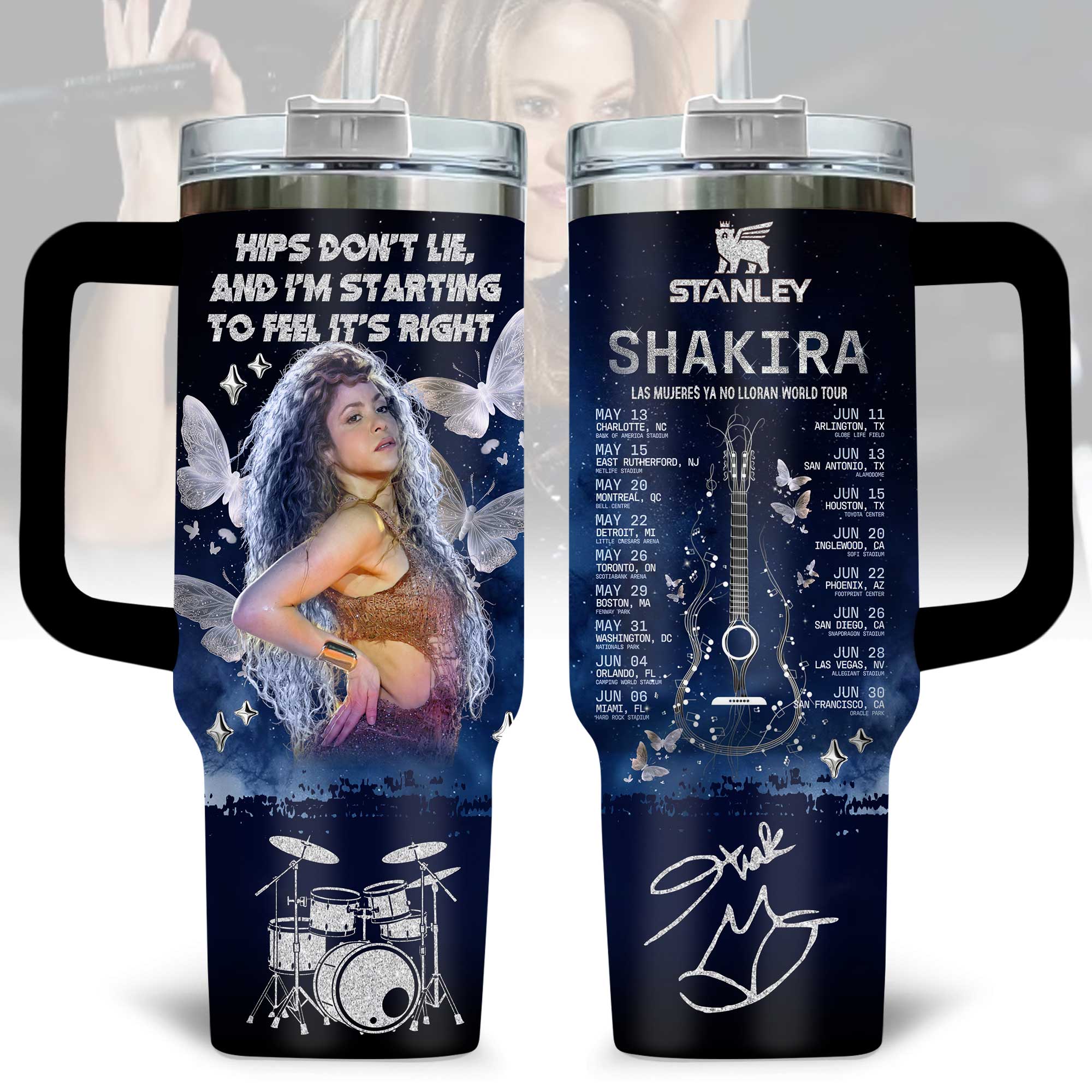 Shakira Las Mujeres Ya No Lloran World Tour 2025 Stanley Tumbler Shakira Las Mujeres Ya No Lloran World Tour 2025 Stanley Tumbler