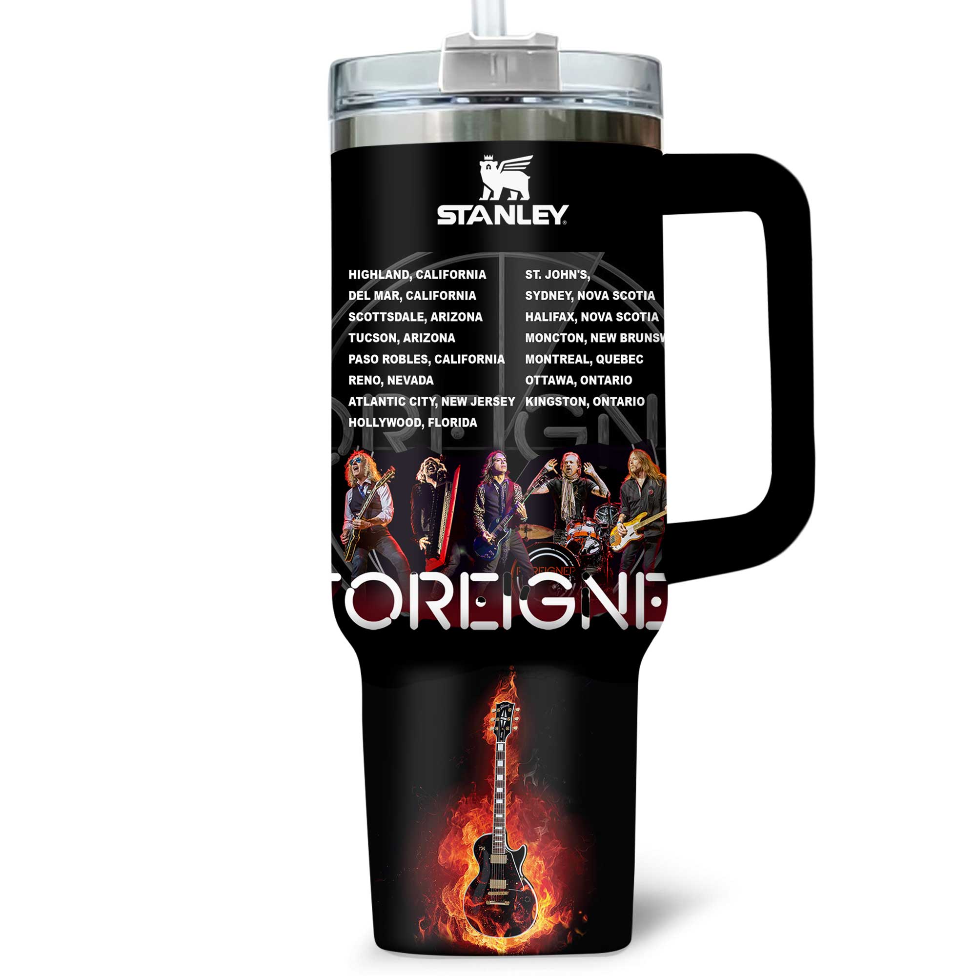 Foreigner Band Live At The Rainbow Customized Stanley Tumbler Foreigner Band Live At The Rainbow Customized Stanley Tumbler