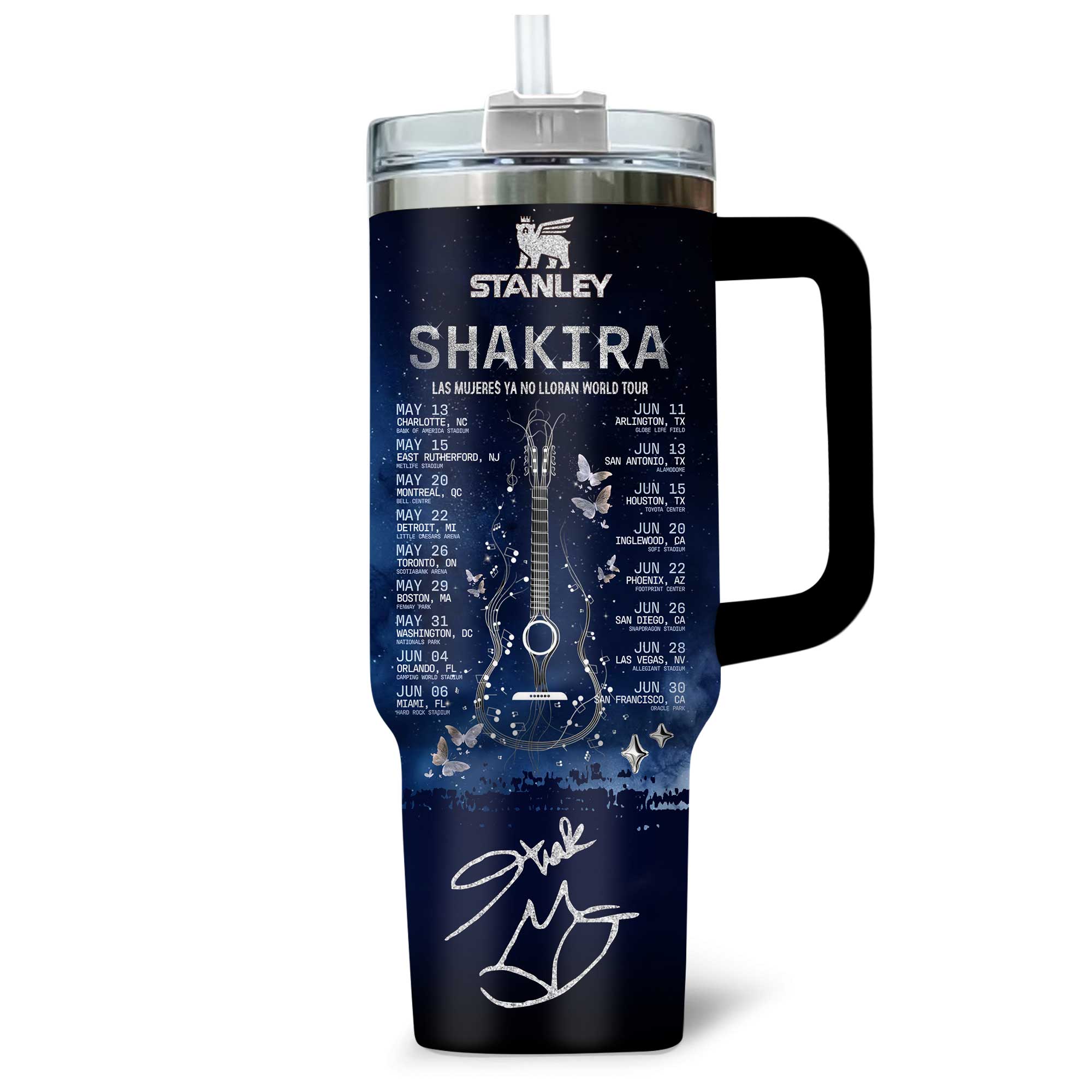Shakira Las Mujeres Ya No Lloran World Tour 2025 Stanley Tumbler Shakira Las Mujeres Ya No Lloran World Tour 2025 Stanley Tumbler